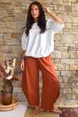 Lagen 7/8 Barrel Pant Rust